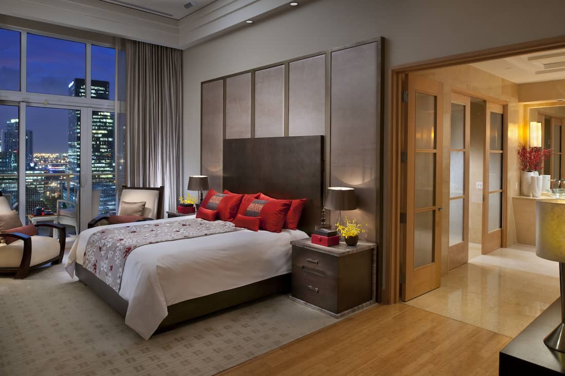 Penthouse suite bedroom